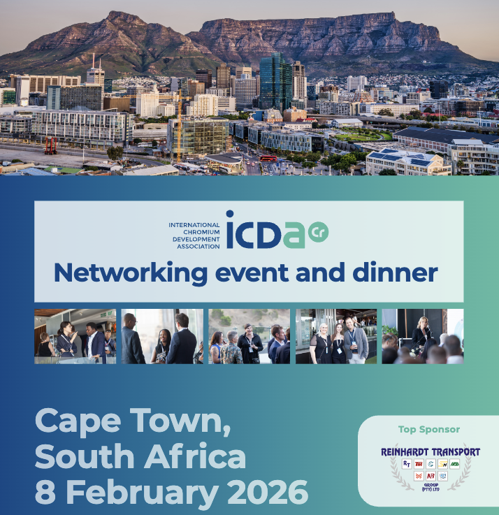 Meet the Chromium industry in Cape Town – Networking dinner – 8th February 2026