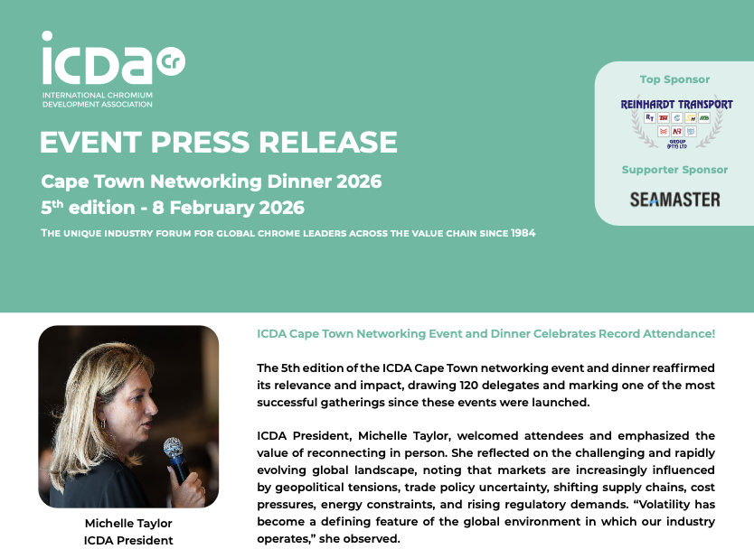 Reflecting on ICDA Networking Dinner in Cape Town